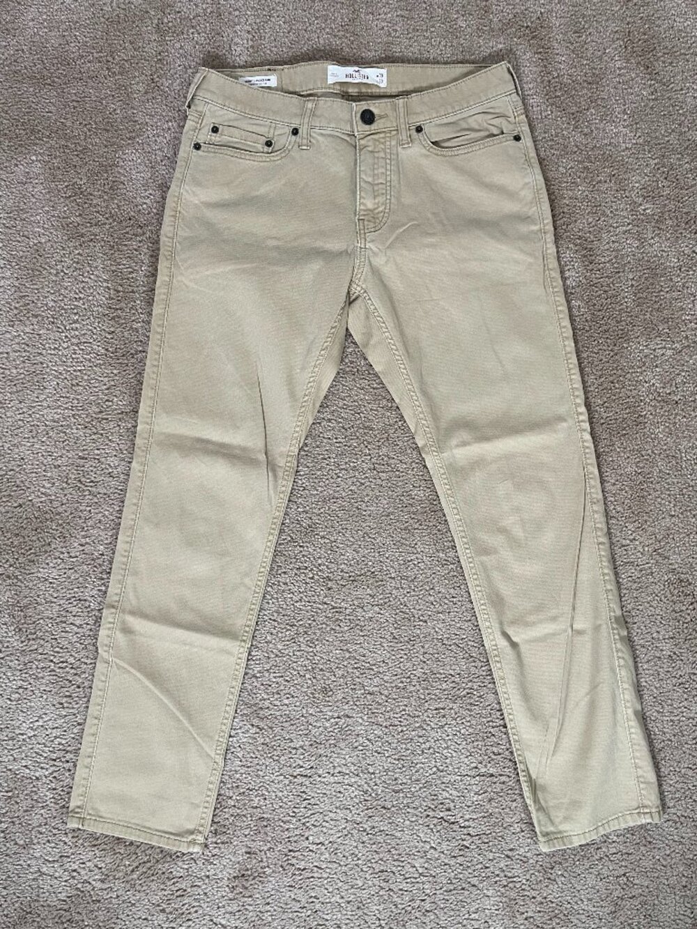 Hollister Tan 30x30 Skinny 5-Pocket Pants